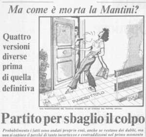 L'omicidio di Annamaria Mantini in un quotidiano del 1975
